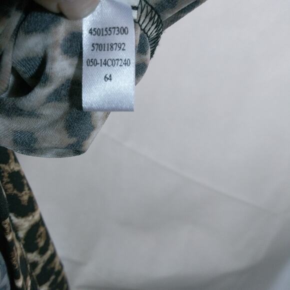 Chico's Animal Annie Leopard Print Dress 1 - Picture 9 of 9